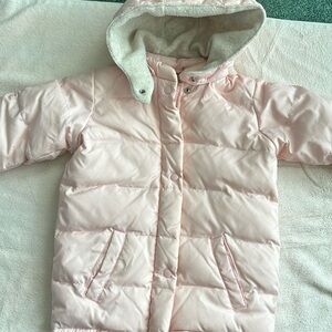Gap(baby) Down and Sherpa pale pink jacket. Size 3. Like new- barely worn